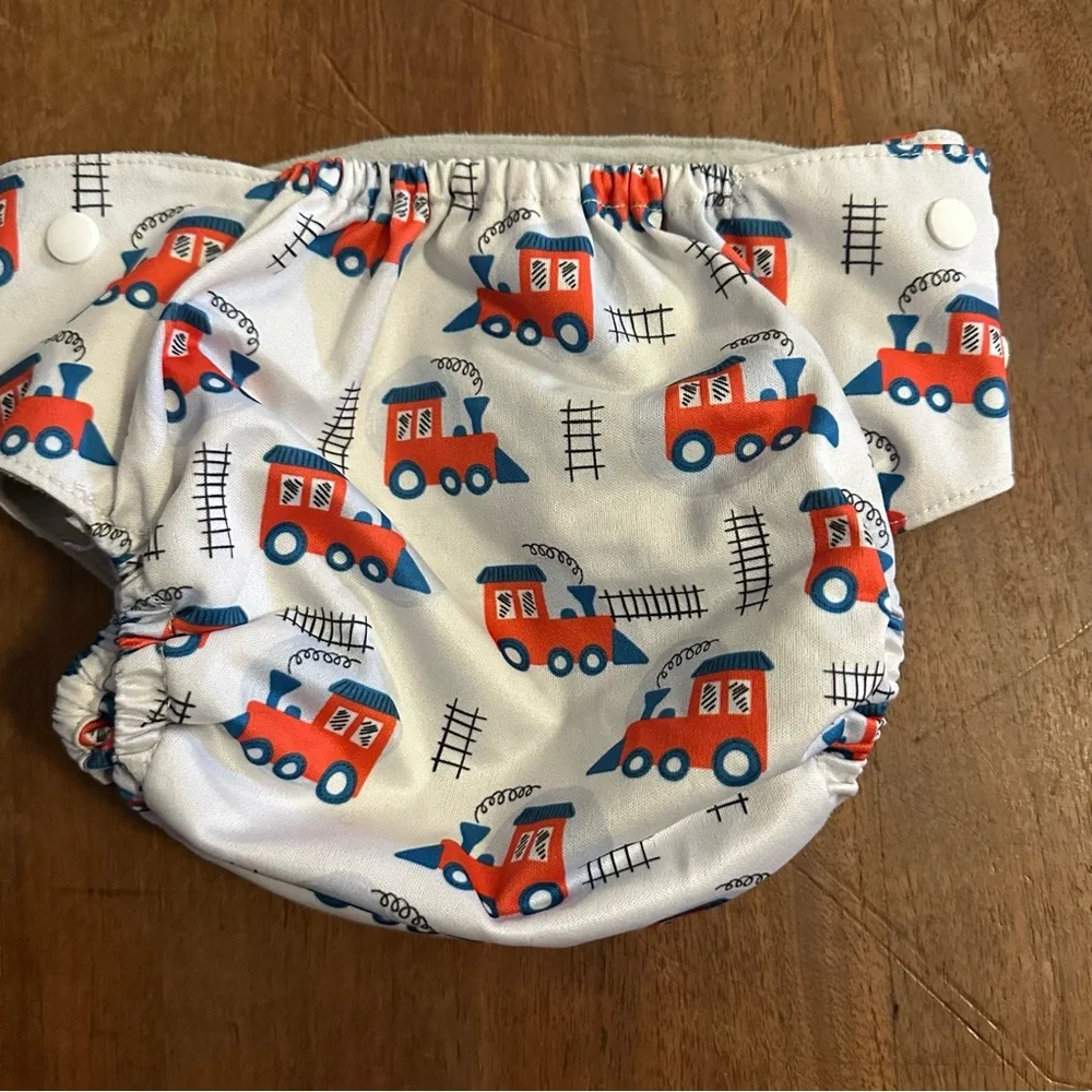 Simple Being pocket cloth diaper set of 5 transportation travel adjustable OS